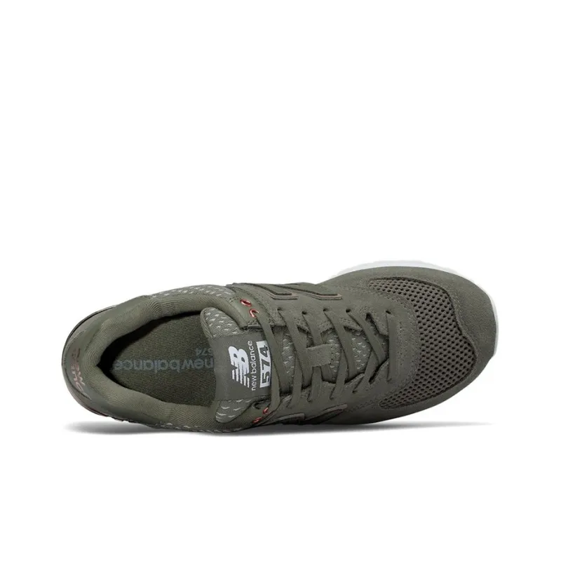 New Balance 574 'Dark Gray Olive Green' Women's-3