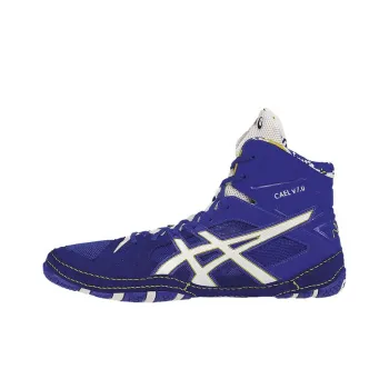 Asics Anti-Slip And Wear-Resistant Breathable High-Top Running Shoes Men's Blue
