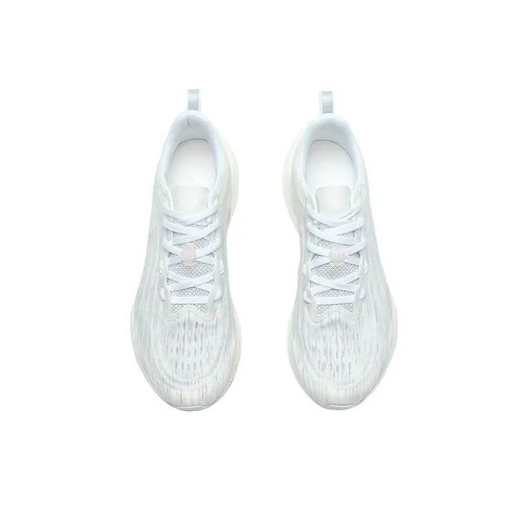 LiNing Super Light 18 Cushioning, Breathable, Slip Resistant Low Top Running Shoes Women's Standard White-3