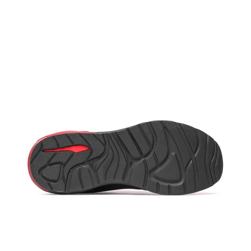 PUMA Electron E Pro Cushioning Wear-Resistant Low-Top Running Shoes Unisex Red Black-4