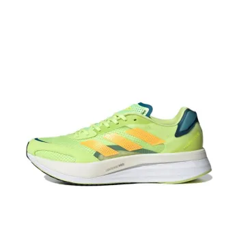 Adidas Adizero Boston 10 Pulse Lime Flash Orange Teal