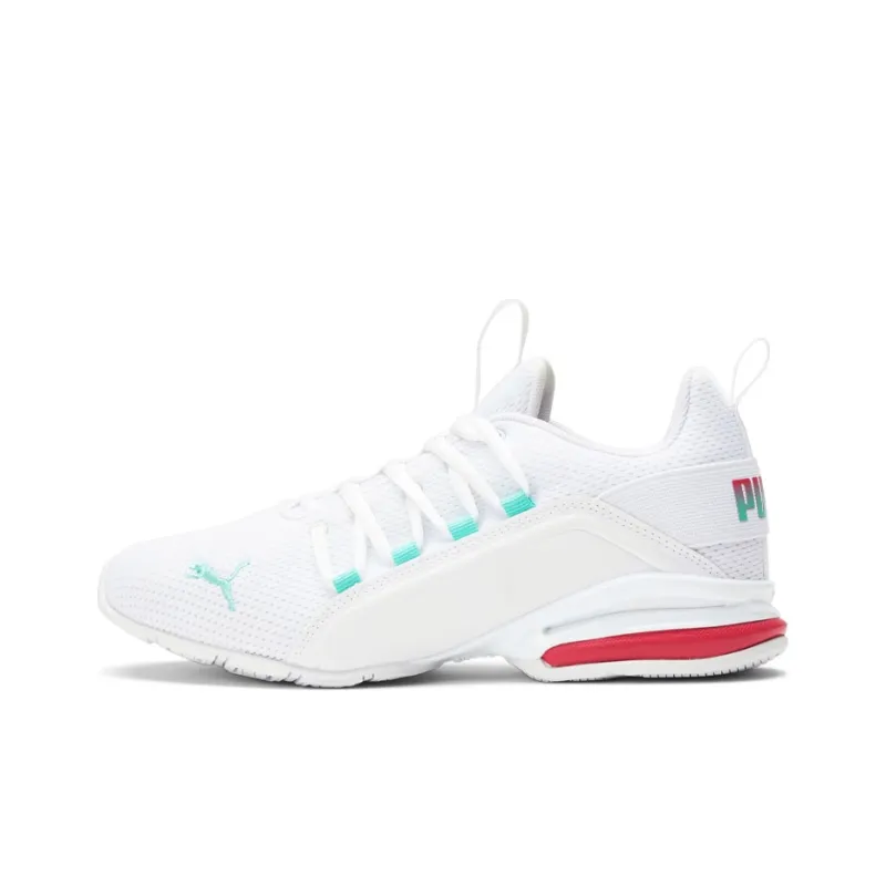 PUMA Axelion Running Shoes Women's Low-Top White/Red/Green-0