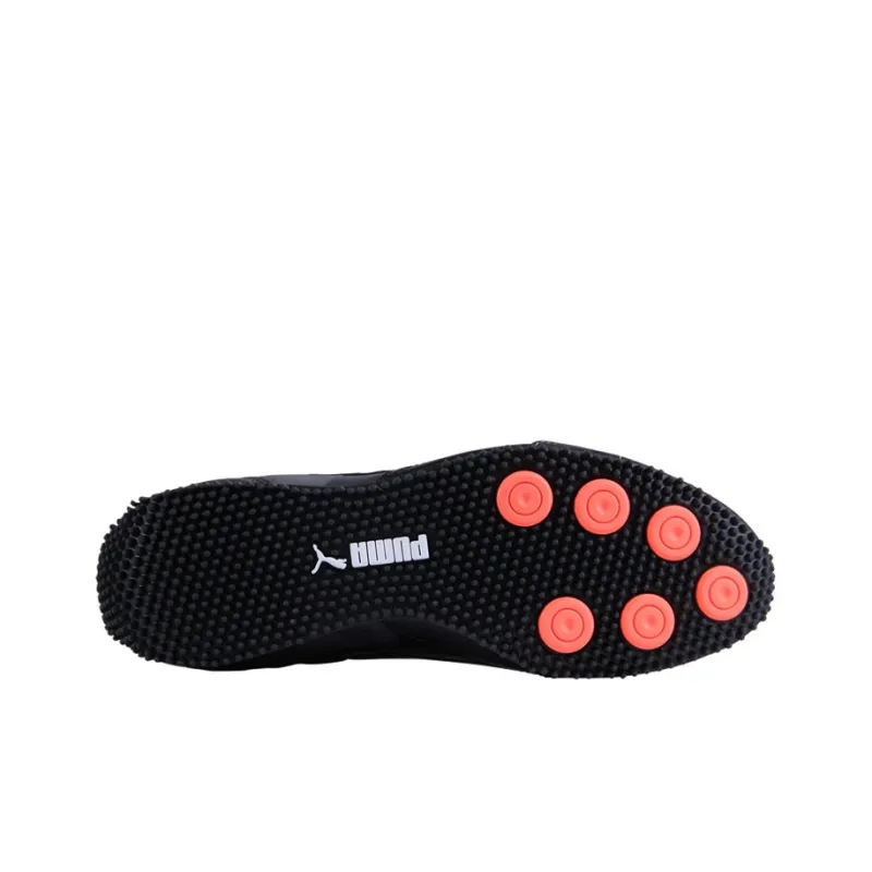 PUMA Running Shoes Unisex Low-Top Black/Orange/Gray-3
