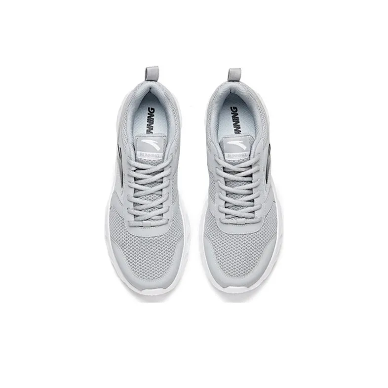 Anta Running Collection Anti-Slip And Wear-Resistant Breathable Low-Top Running Shoes Men's Mist Gray-3
