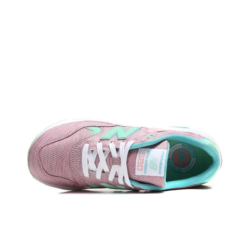 New Balance 580 Shoes Grey/Pink/Red Women's-3