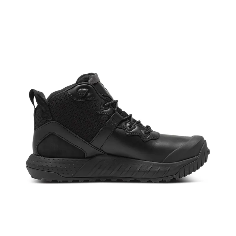 Under Armour Micro G Valsetz Mid Leather 'Black Jet Grey'-1