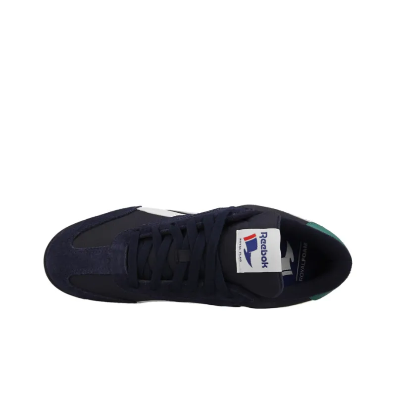 Reebok Royal Classic Rayen Lightweight And Breathable Low-Top Running Shoes Men's Marine Blue-3