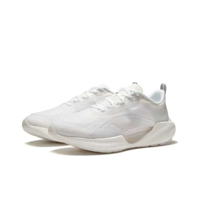 LiNing Super Light 19 Anti-Slip Wear-Resistant Low-Top Running Shoes Standard White-2