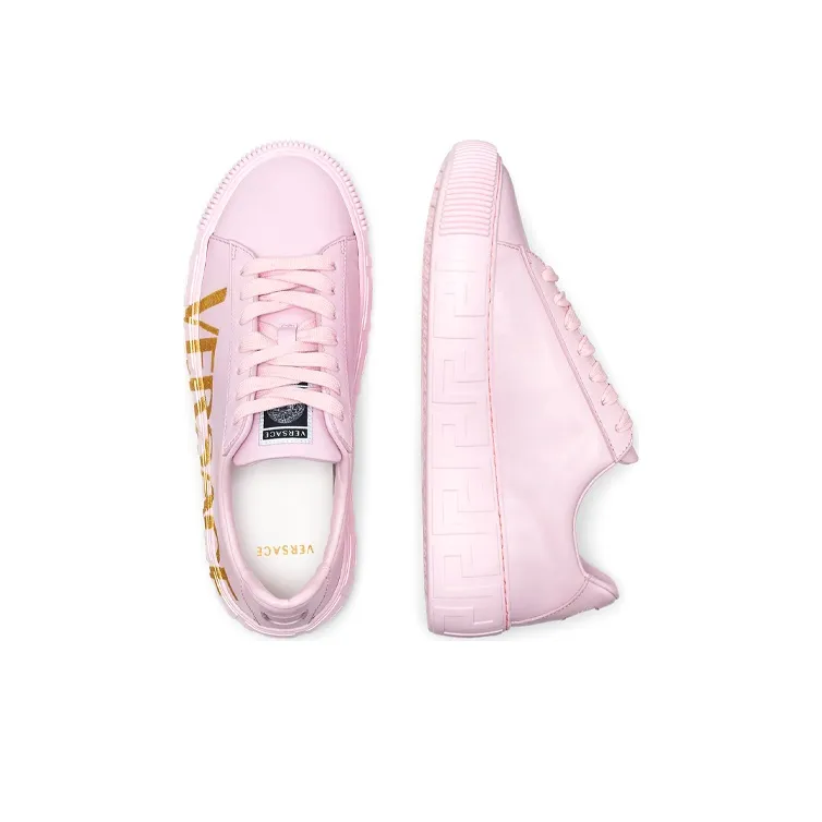 VERSACE Women's Greca Low 'Logo - Pale Pink'-2