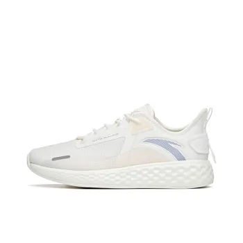 Anta Running Collection Cushioning Anti Slip Wear Resistant Breathability Low Top Running Shoes Women's White Purple