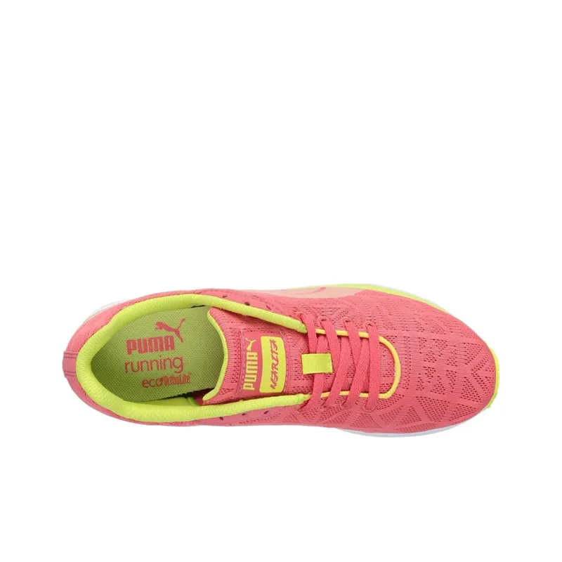 PUMA Narita V2 Cushioning Breathable Slip-Resistant Supportive Low-Top Running Shoes Women's Pink Yellow-2