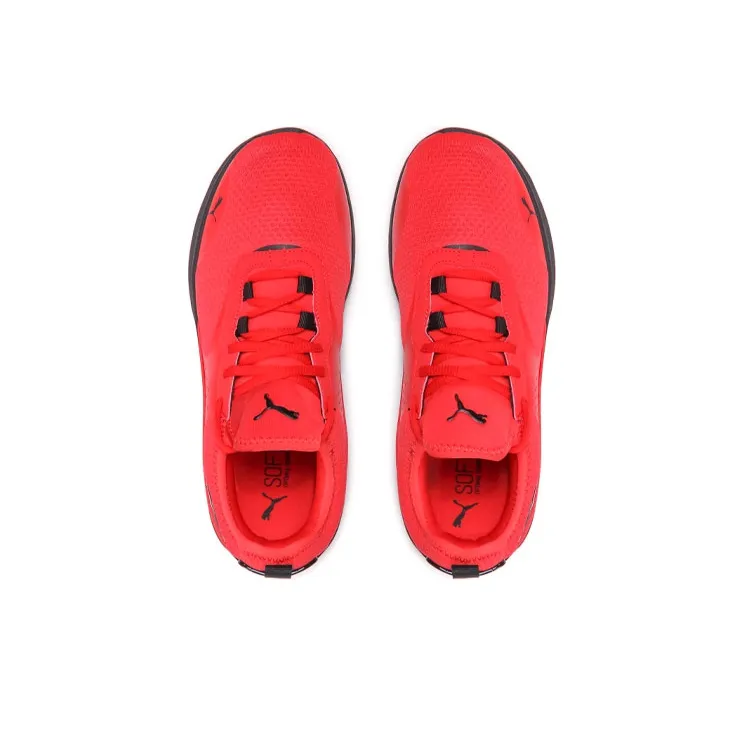 PUMA Electron E Pro Cushioning Wear-Resistant Low-Top Running Shoes Unisex Red Black-2