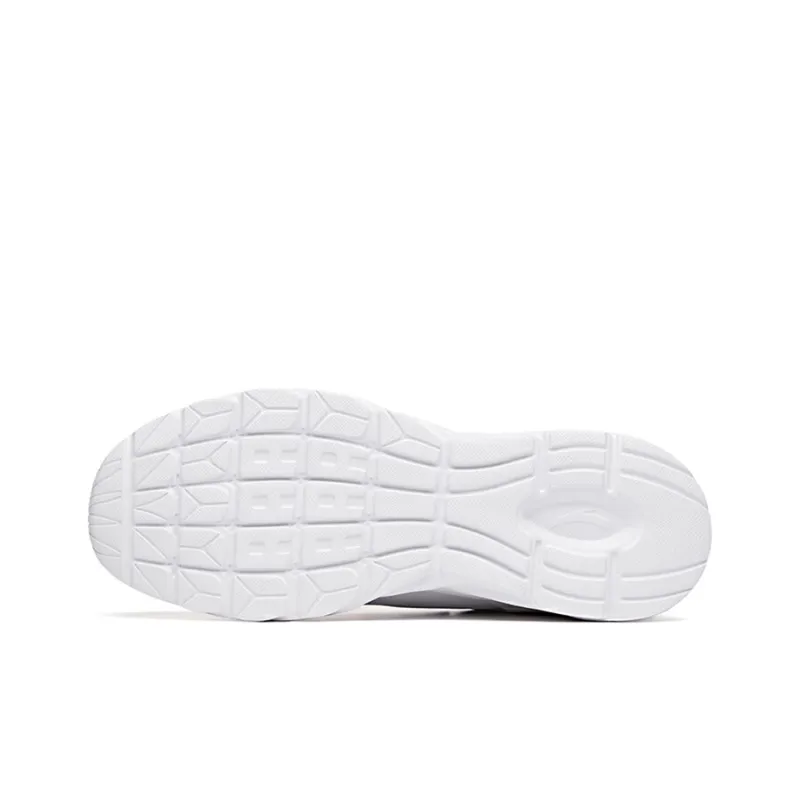 Anta Shock Absorbers Slip Resistant, Abrasion Resistant, Breathable Low Top Running Shoes Men's White-4