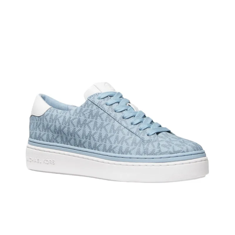 MICHAEL KORS Chapman Low Top Skateboard Shoes Women's Blue-1