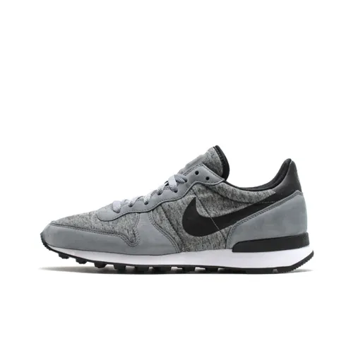 Nike Internationalist Casual Shoes Men Low-Top Gray/Black