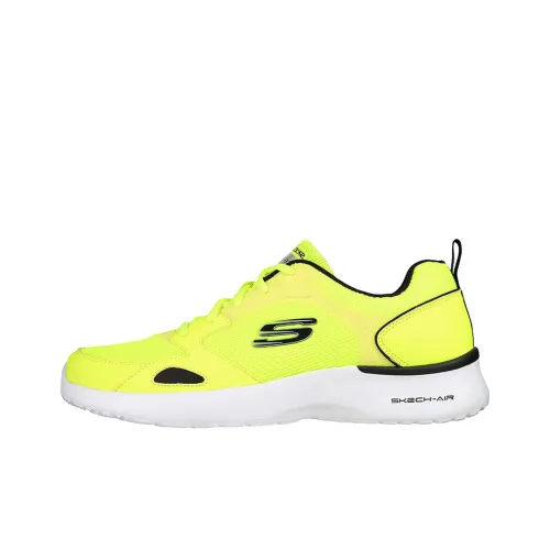 Skechers SKECH-AIR Dynamight Low-Top Running Shoes Men's Yellow