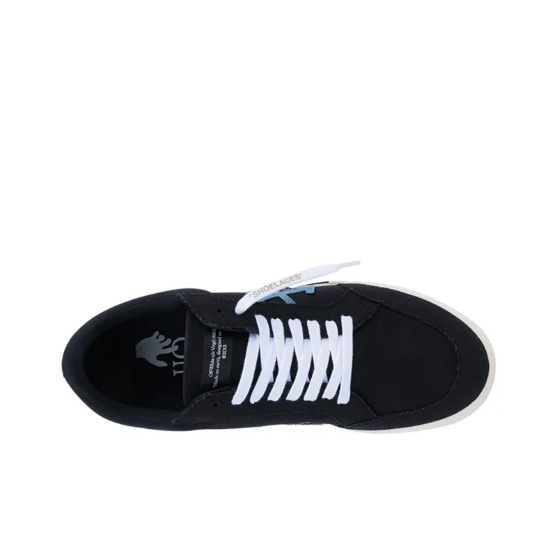 OFF WHITE Vulc Low Eco Canvas Black White Blue-2