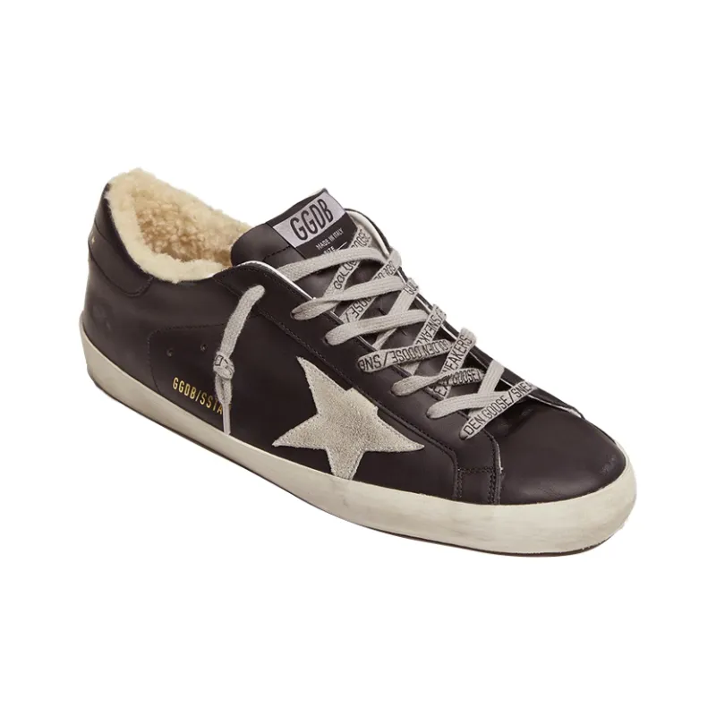 Golden Goose Super Star Stylish Skateboarding Shoes Men's Brown-2