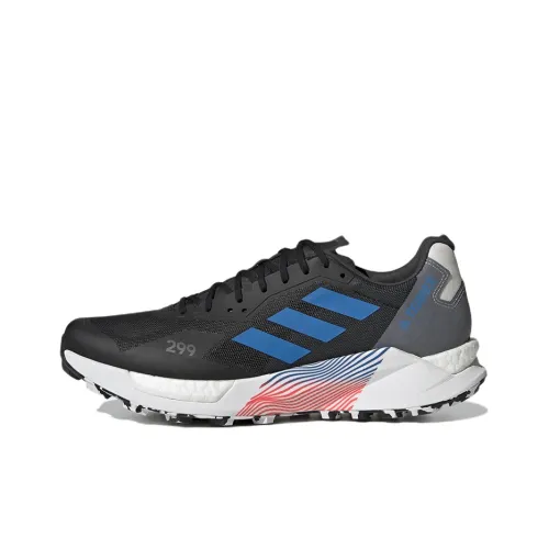 Adidas Terrex Agravic Ultra Trail 'Black Blue Rush'