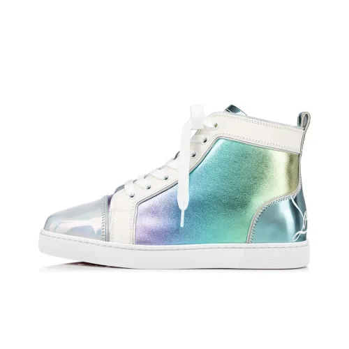 Christian Louboutin Skateboard Shoes Women's High-Top Bright Purple