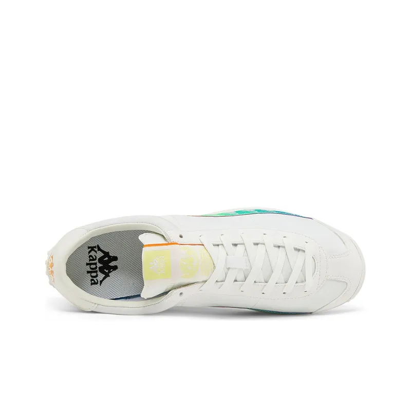 Kappa Coverage Slip Resistant And Abrasion Resistant Low Top Running Shoes Unisex White-5