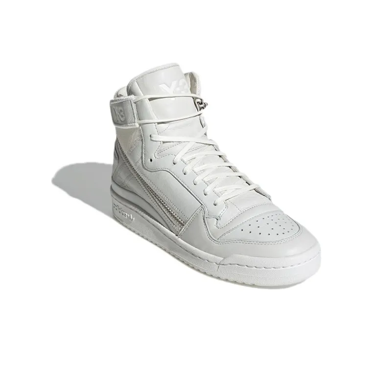 Adidas Y 3 Forum Hi Og Undyed White-2