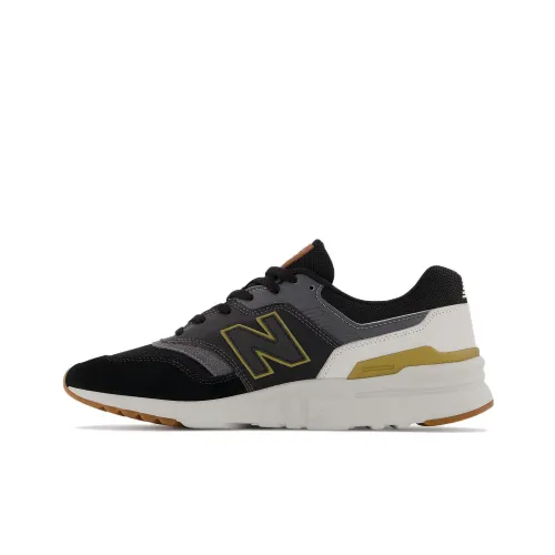 New Balance NB 997H Running Shoes Men Low-Top Black/Yellow/White