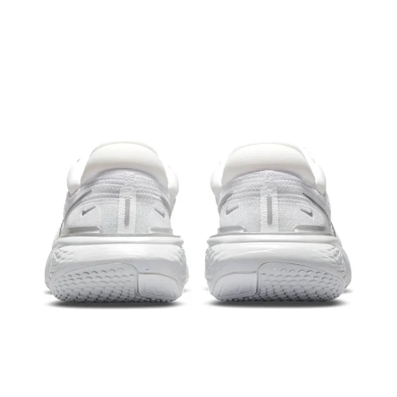 Nike ZoomX Invincible Run Flyknit White Metallic Silver Women's-4