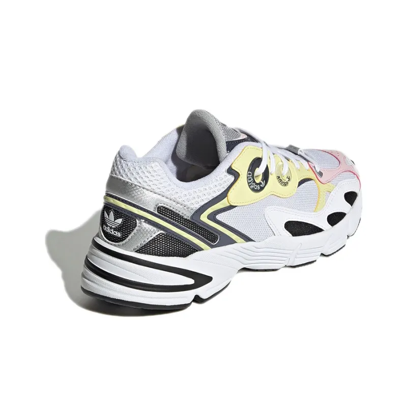 Adidas Astir White Black Yellow Pink Women's-3