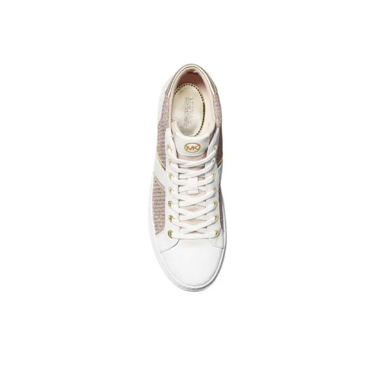 MICHAEL KORS Chapman Mid-Top Stylish Skateboarding Shoes Women's White-2