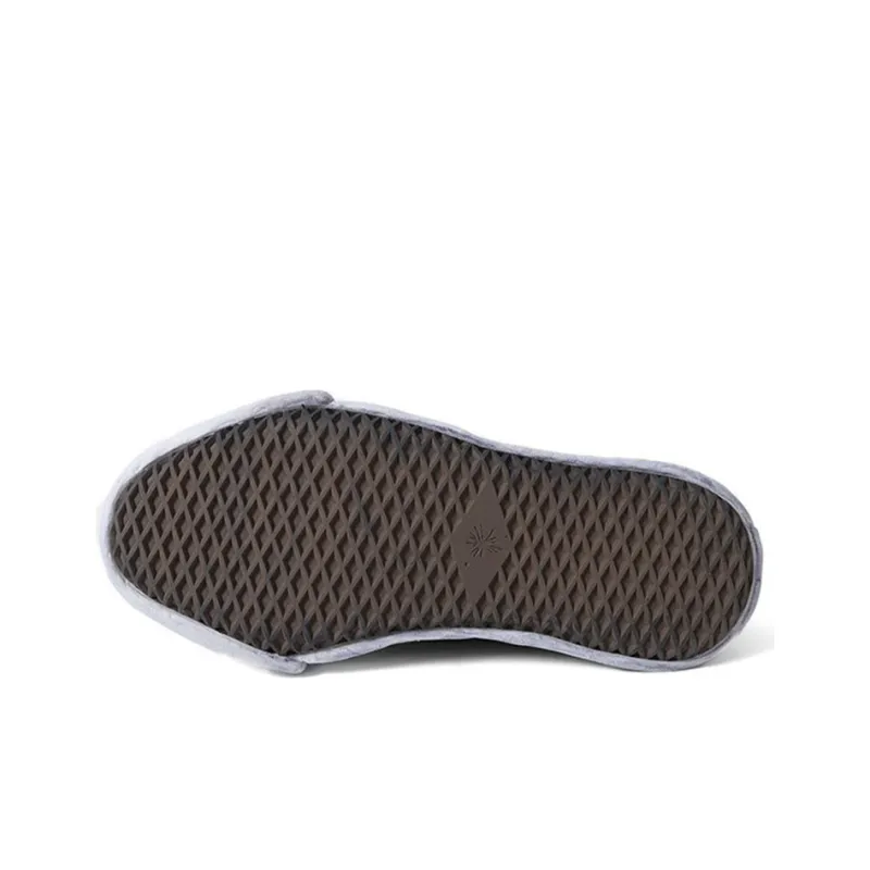 Nigel Cabourn x MIHARA YASUHIRO Low-Top Stylish Skateboarding Shoes Men's Distressed Grey-4