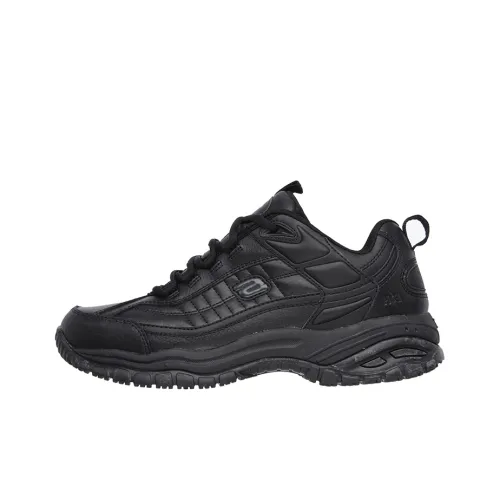 Skechers Work Running Shoes Men Low-Top Black