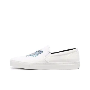 KENZO Takumi Kato Tiger Low Top Stylish Skateboarding Shoes Men's White