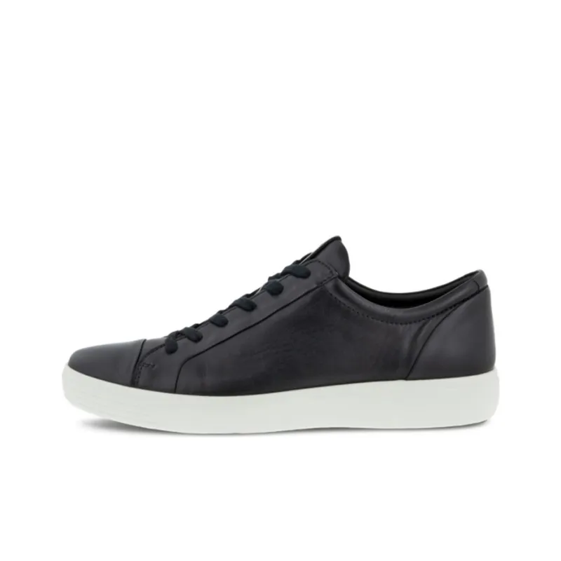 Ecco Soft And Cool Size 7 Low Top Skateboard Shoes Men's Black-0