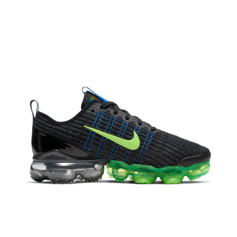 Nike Air VaporMax Flyknit 3 Black Blue Volt GS-1