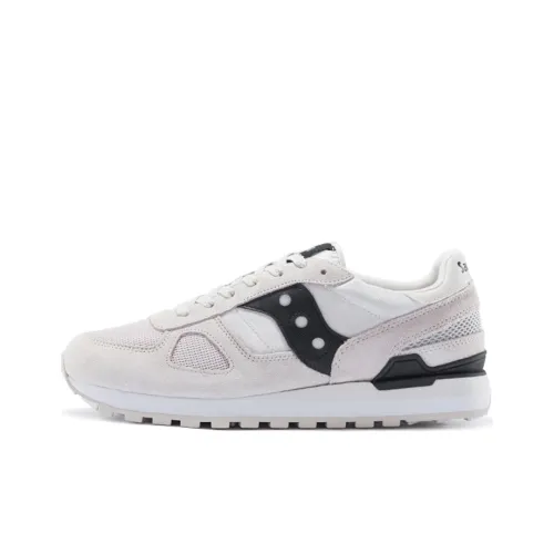 Saucony Shadow Original Cushioned Slip Resistant Abrasion Resistant Breathable Low Top Shoes Men's Gray Black