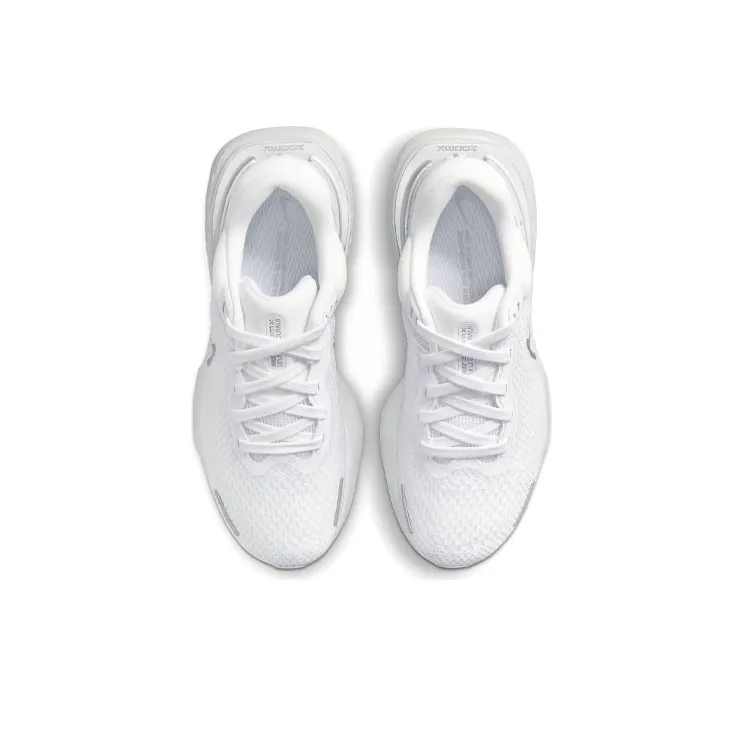 Nike ZoomX Invincible Run Flyknit White Metallic Silver Women's-3