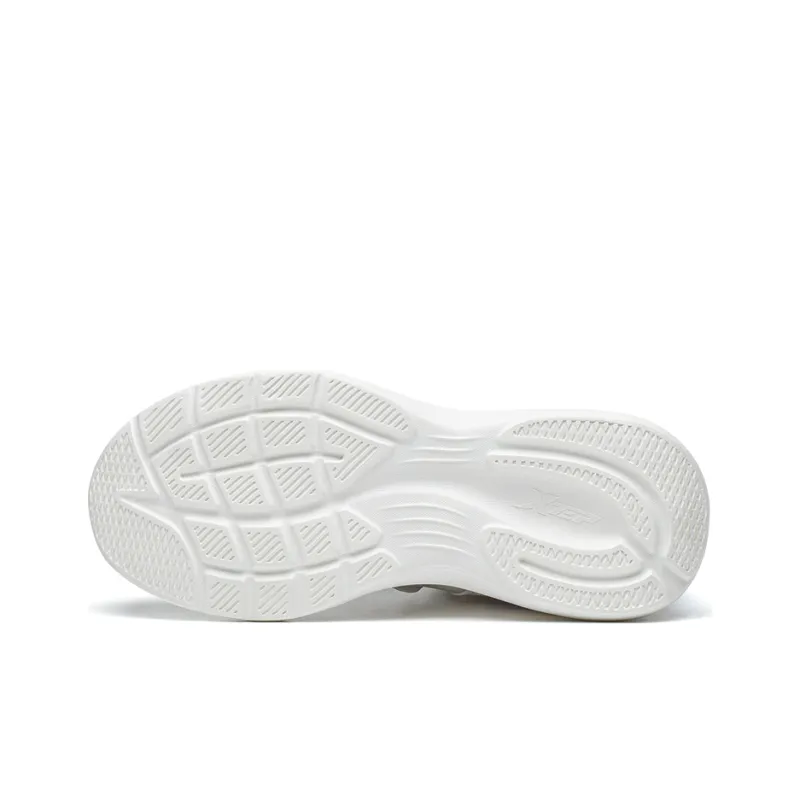 XTEP Cloud DC Cushioning Anti-Slip Wear-Resistant Breathability Low-Top Running Shoes Women's White Purple Green-5