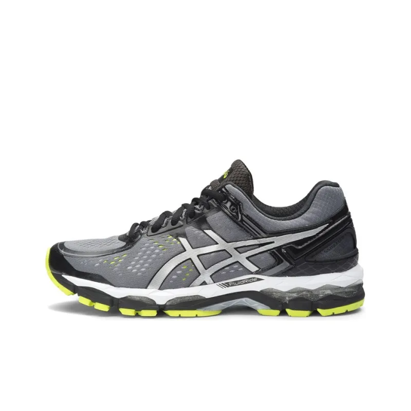 Asics Gel Kayano 22 4E Wide 'Charcoal Silver Lime'-0