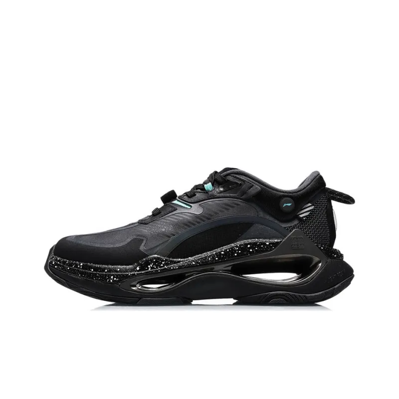 LiNing Exceed Infinity Running Shoes Men Low Top Black-0