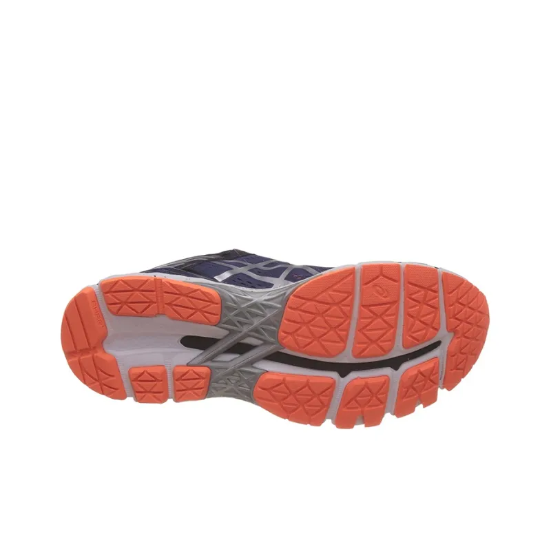 Asics Gel-Kayano 22 Wear-Resistant Low-Top Running Shoes Men's Blue Orange 2E-Width-4