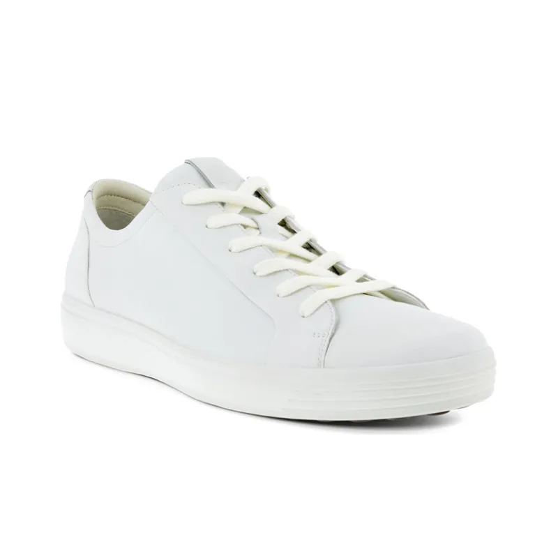 Ecco Soft 7 Skateboard Shoes Men Low-Top White-2