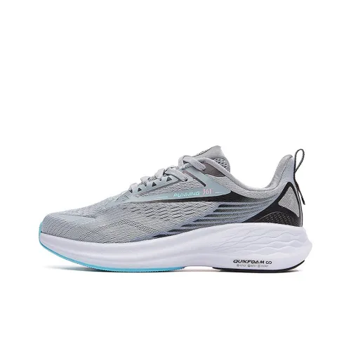 361° Flying Wing Q-Bounce Ultra Technology Low-Top Running Shoes Women's Gray Blue