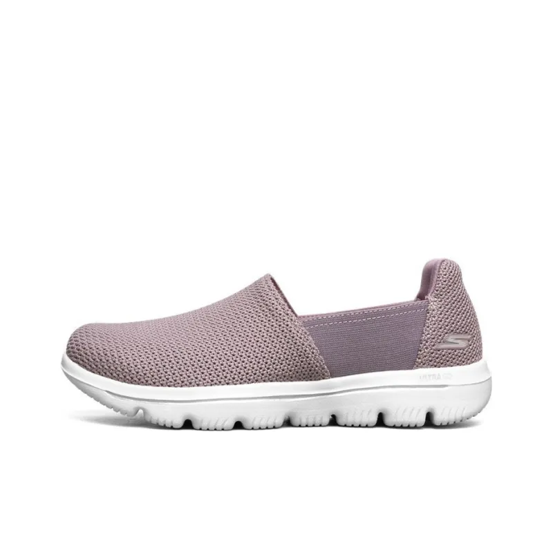 Skechers Go Walk Evolution Ultra Cushioning Lightweight Low Top Casual Shoes Women's Pink-0