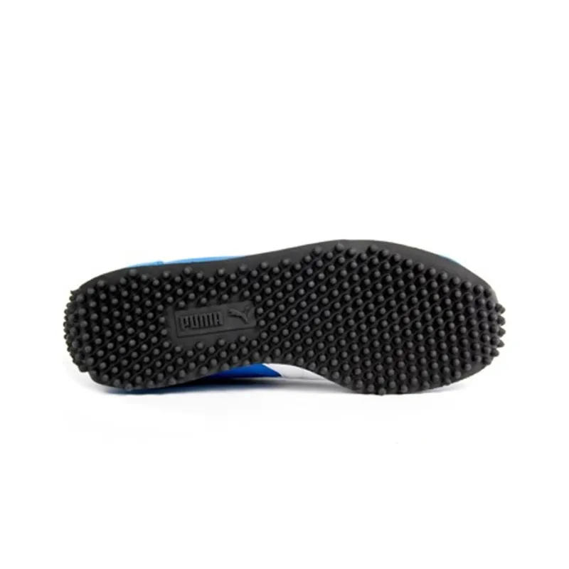 PUMA Whirlwind Classic Cushioning Anti-Slip Wear-Resistant Breathability Low-Top Running Shoes Men's Blue White-3