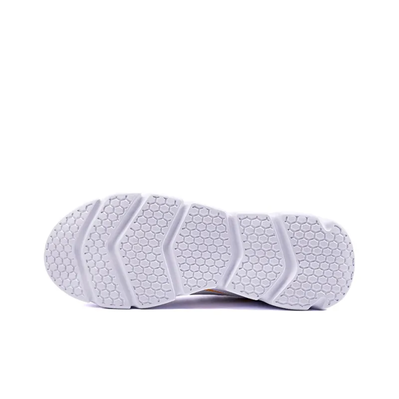 XTEP Cushioned Slip-Resistant Breathable Low-Top Running Shoes Men's White Blue-4