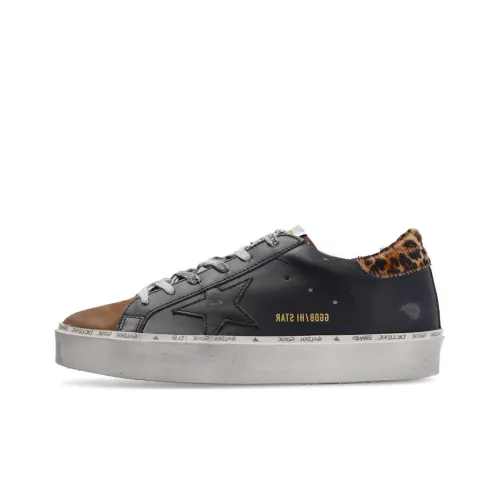 Golden Goose Hi Star Skateboard Shoes Women's Low-Top Black