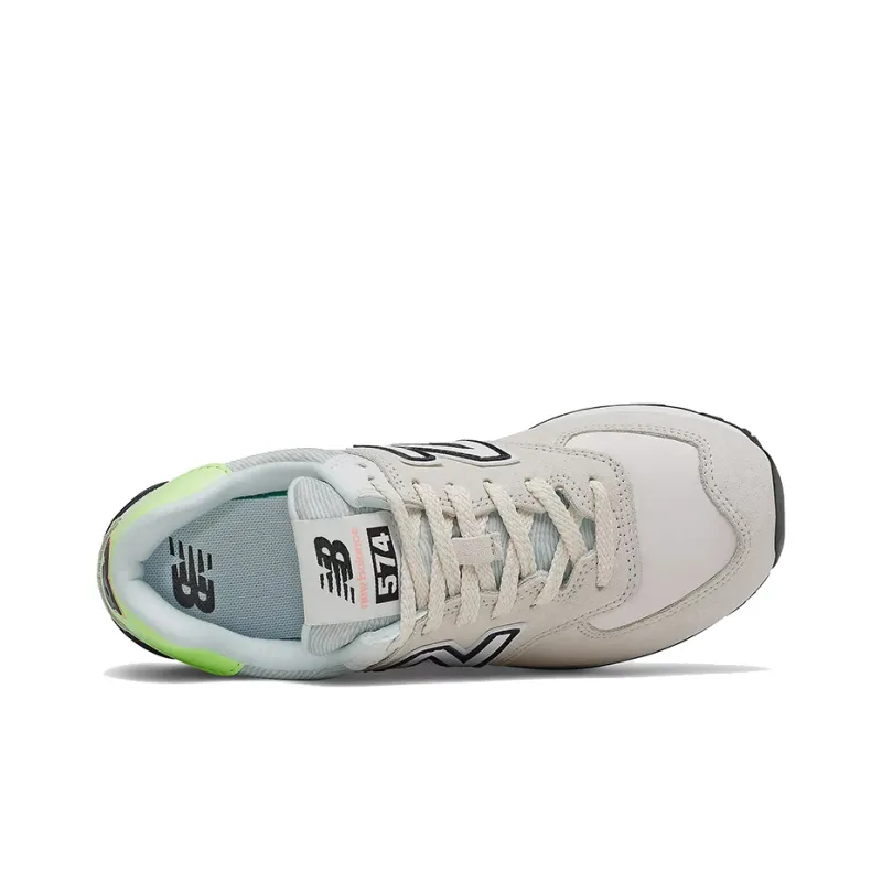 New Balance 574 'Raw Silk Bleached Lime Glow' Women's-2