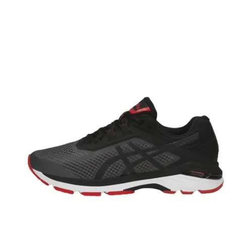 Asics Gt-2000 6 Wear-Resistant Low-Top Running mantle Men's Black Gray Color