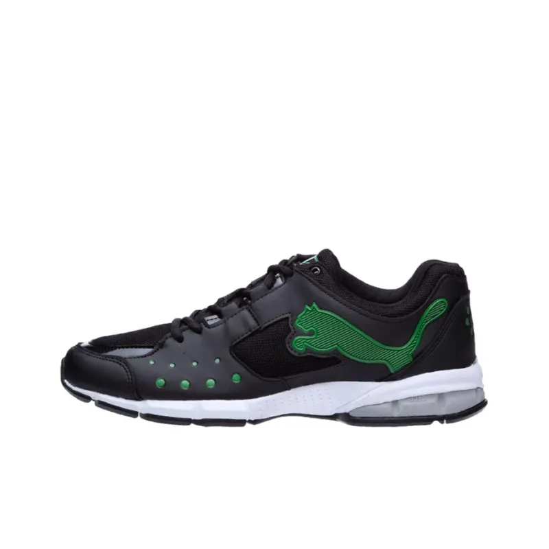 PUMA Stocker Stocker IDP Low-Top Running Shoes Unisex Black Green-0